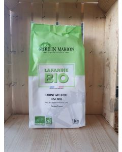 Farine de blé T80 1kg bise - ANTIGASPI sur DLUO-FB
